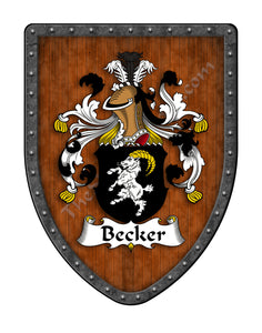 Becker German Dutch Family Crest Coat of Arms