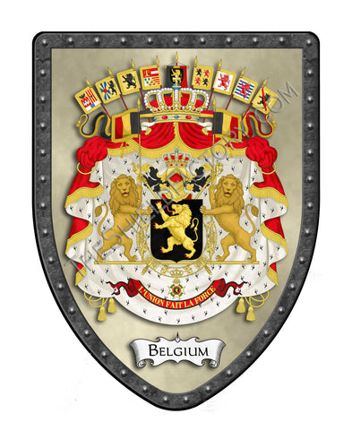 Belgium Coat of Arms Shield