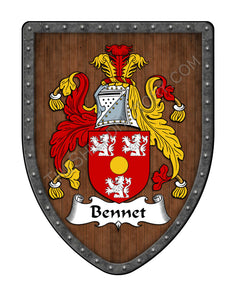 Bennet Coat of Arms Family Crest