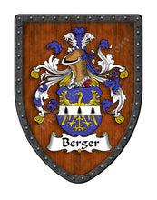 Load image into Gallery viewer, Berger Coat of Arms Family Crest