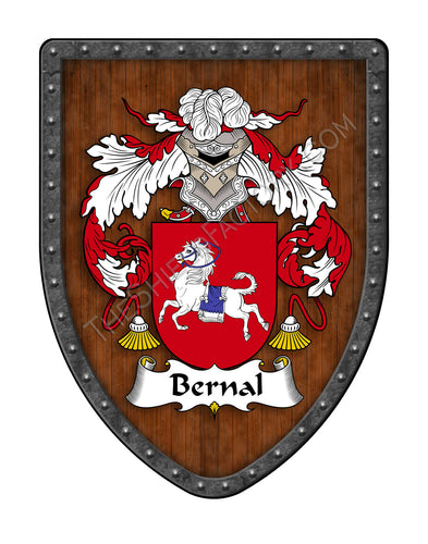 Bernal Coat of Arms Hispanic Family Crest