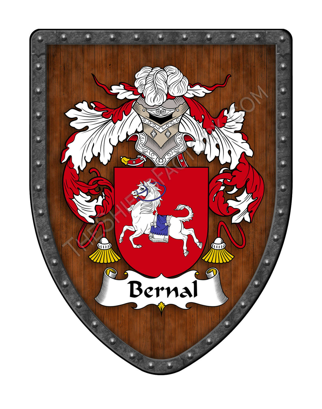Bernal Coat of Arms Hispanic Family Crest