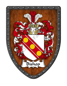 Bishop Coat of Arms Family Crest
