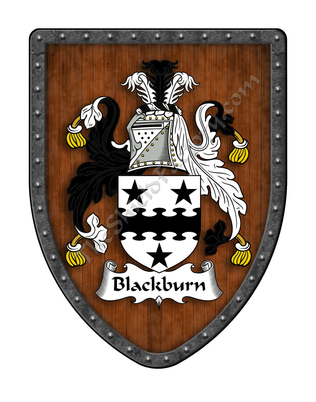 Blackburn Coat of Arms Family Crest