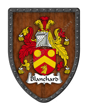 Load image into Gallery viewer, Blanchard Coat of Arms Family Crest