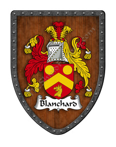 Blanchard Coat of Arms Family Crest