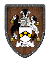 Load image into Gallery viewer, Bond Coat of Arms Family Crest