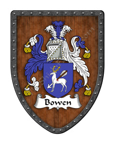 Bowen of Wales Coat of Arms Family Crest