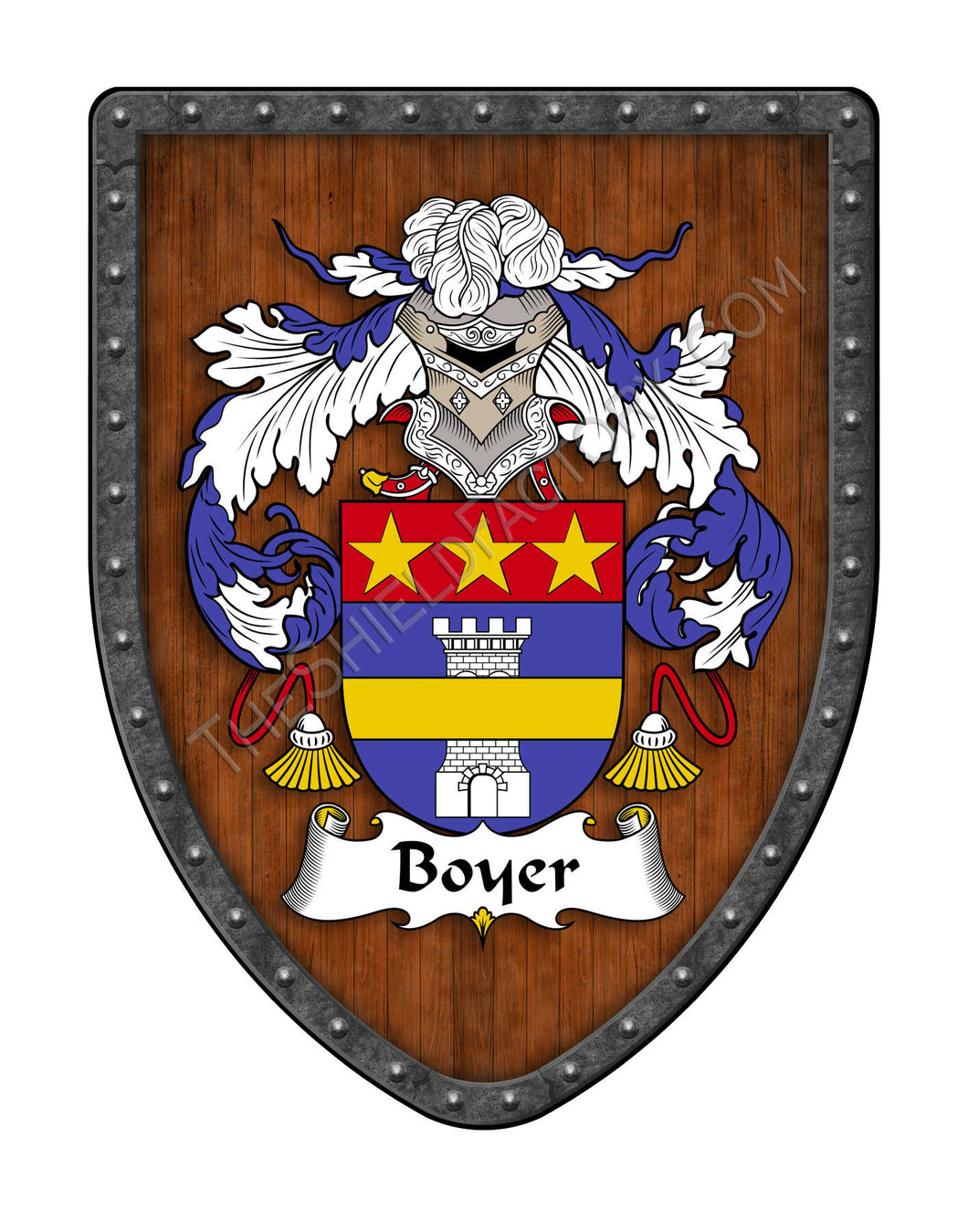 Boyer Coat of Arms Family Crest