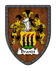 Brandt Coat of Arms Family Crest