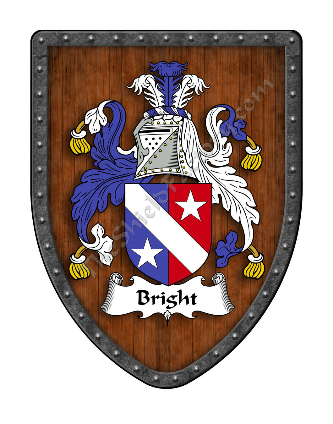 Bright Coat of Arms Family Crest