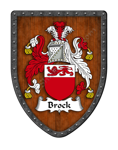 Brock Coat of Arms Family Crest