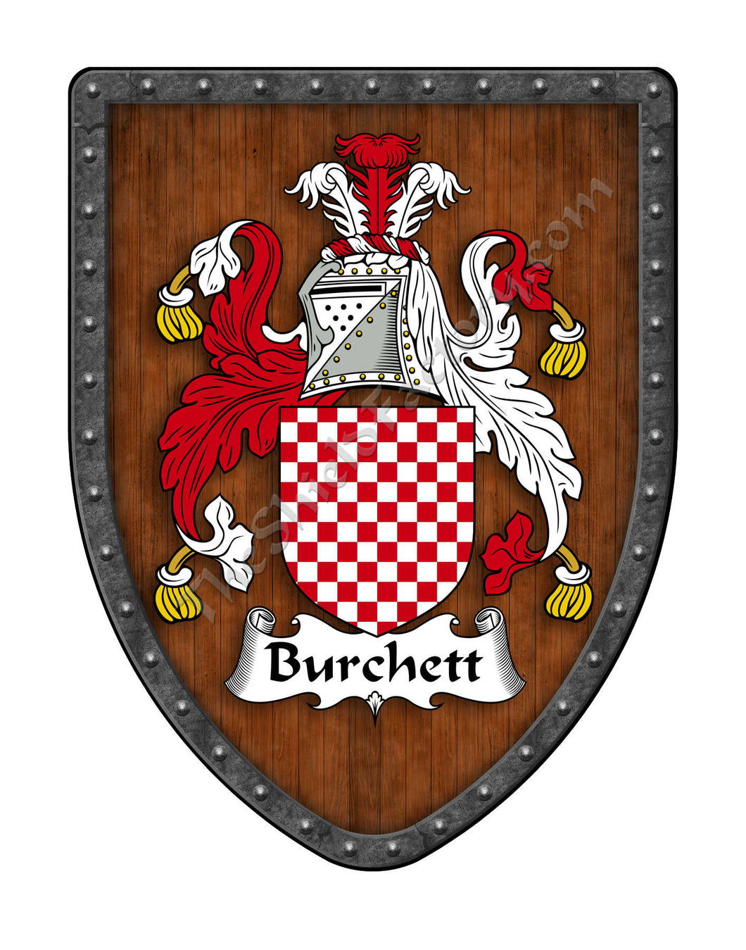 Burchett Coat of Arms Family Crest