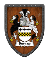 Load image into Gallery viewer, Burgess Coat of Arms Family Crest