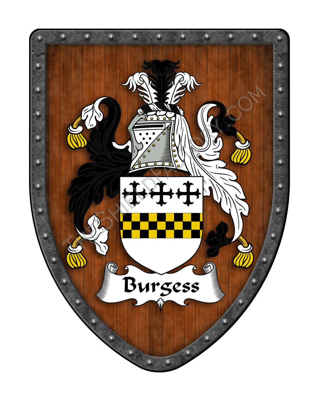 Burgess Coat of Arms Family Crest
