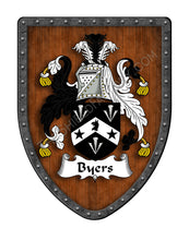 Load image into Gallery viewer, Byers Coat of Arms Family Crest