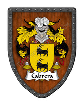Load image into Gallery viewer, Cabrera Coat of Arms Family Crest