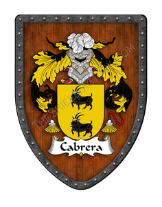 Cabrera Coat of Arms Family Crest