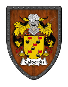 Calderón I Coat of Arms Family Crest
