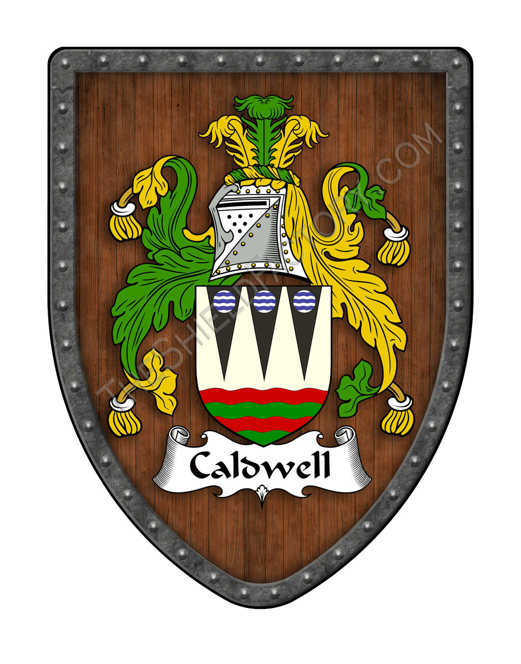 Caldwell Calderón II Coat of Arms Family Crest