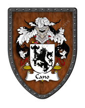 Load image into Gallery viewer, Cano Coat of Arms Family Crest Shield