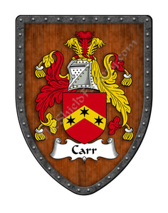 Carr Coat of Arms Family Crest Shield