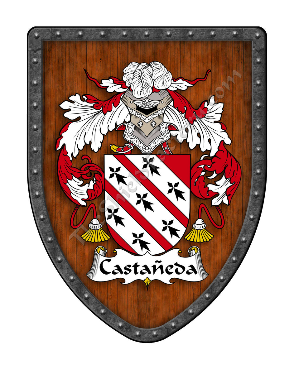 Castañeda Coat of Arms Shield Family Crest My Family Coat Of Arms