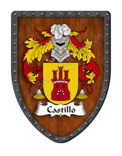 Load image into Gallery viewer, Castillo-II Coat of Arms Shield Family Crest