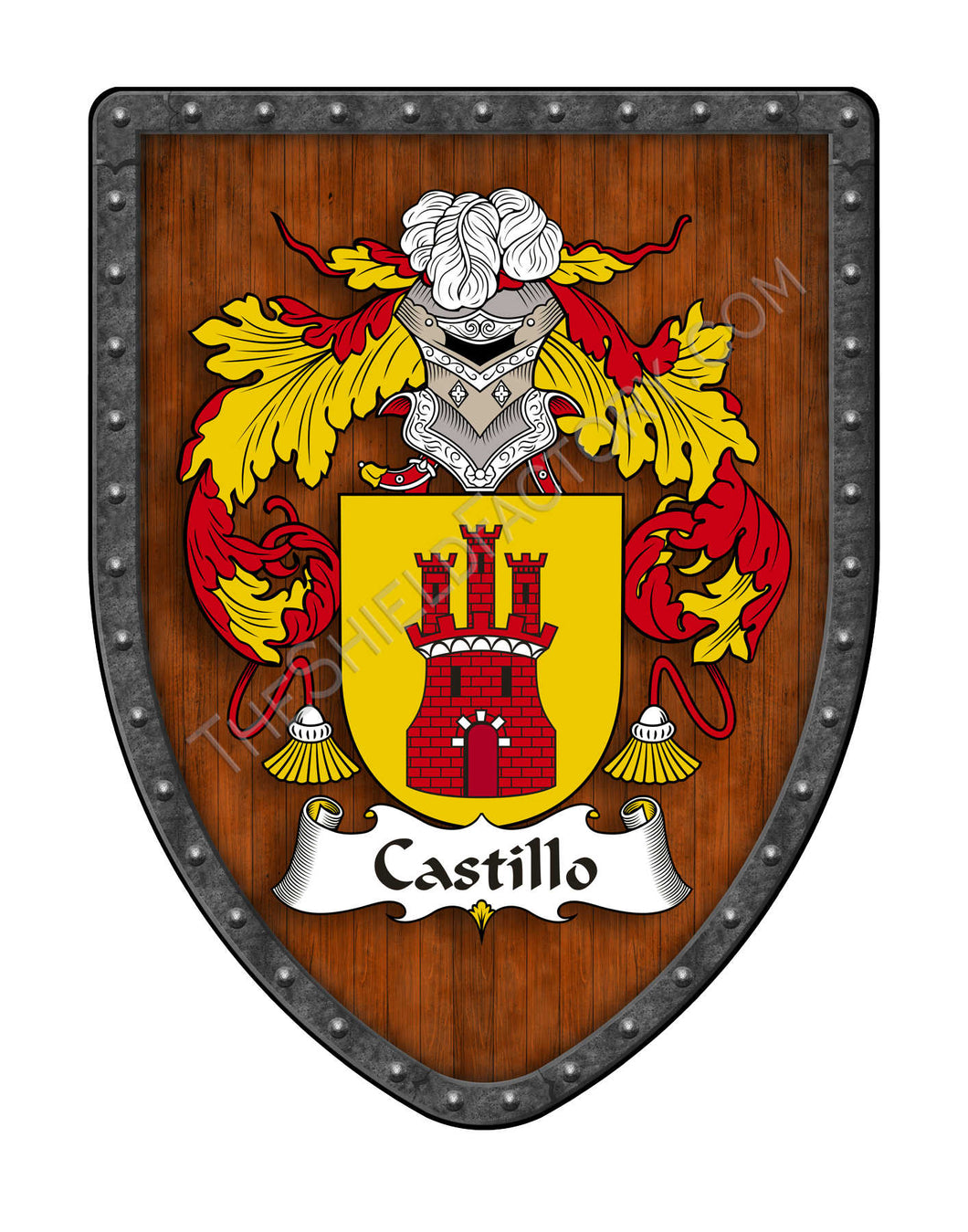 Castillo-II Coat of Arms Shield Family Crest