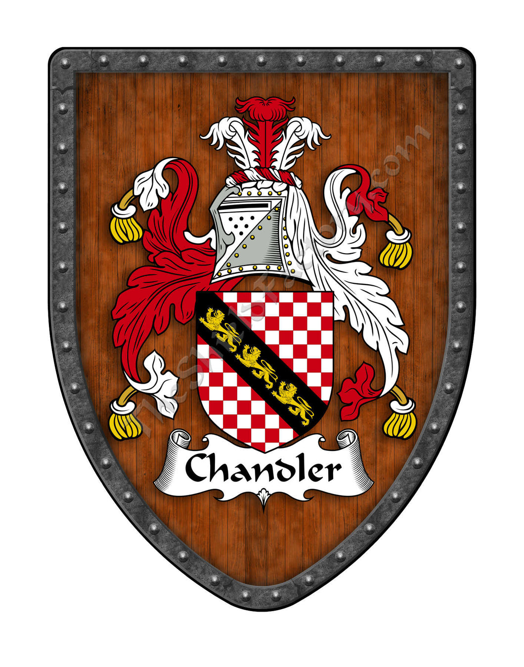 Chandler Coat of Arms Shield Family Crest