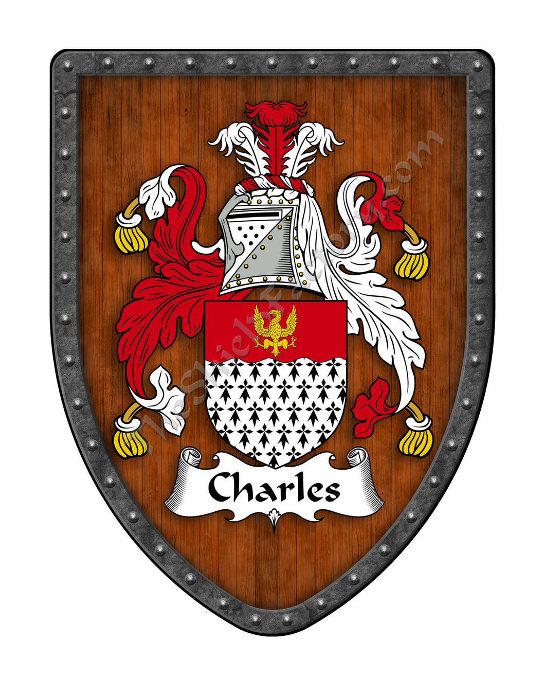 Charles Coat of Arms Shield Family Crest