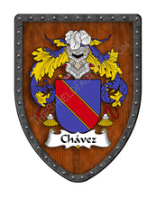 Load image into Gallery viewer, Chávez Coat of Arms Shield Family Crest