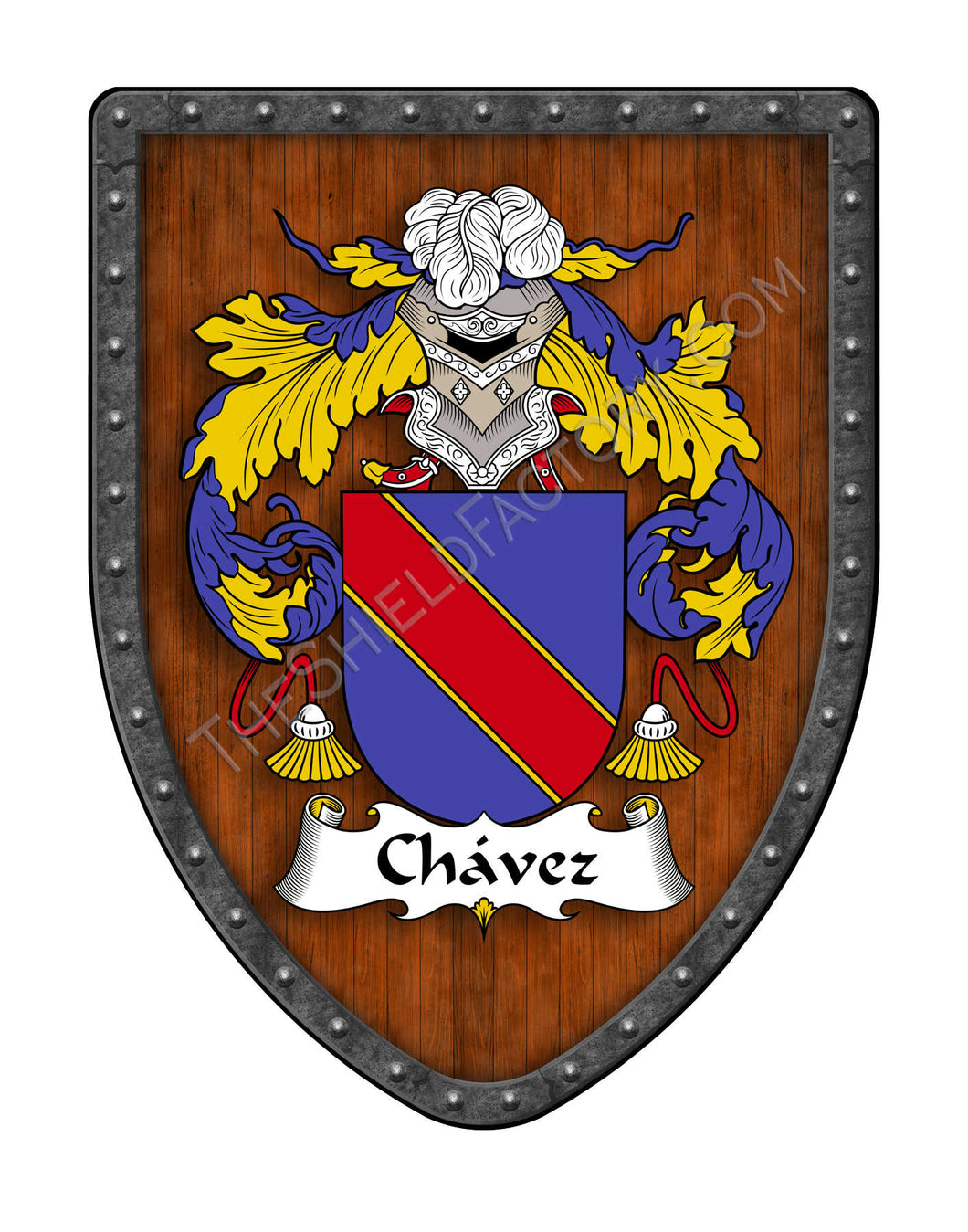 Chávez Coat of Arms Shield Family Crest