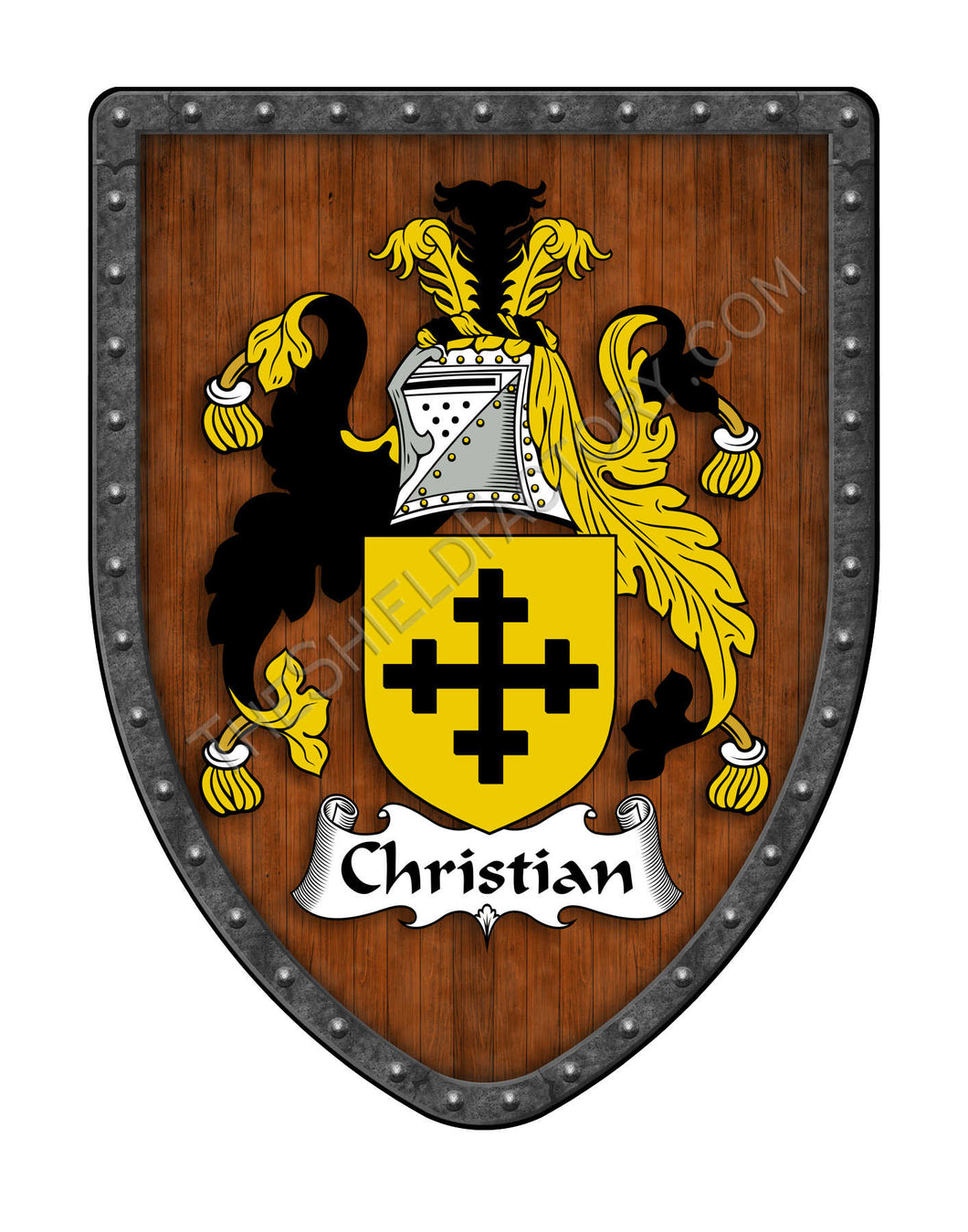 Christian Coat of Arms Shield Family Crest