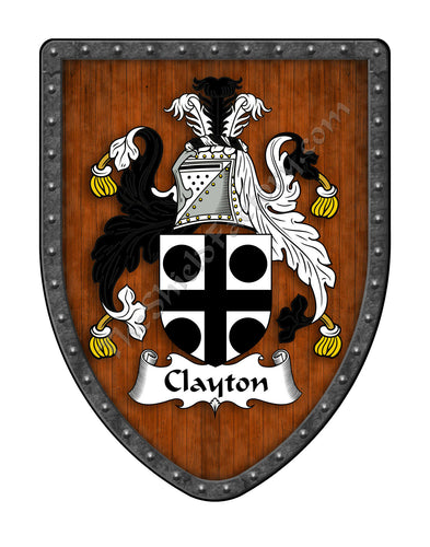 Clayton Coat of Arms Shield Family Crest