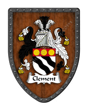 Load image into Gallery viewer, Clement Coat of Arms Shield Family Crest