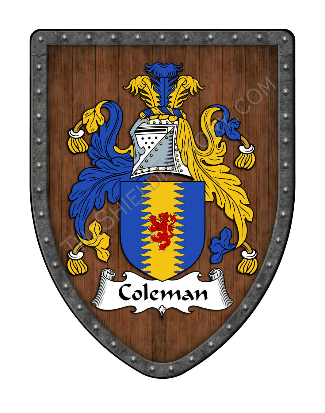 Coleman Coat of Arms Shield Family Crest