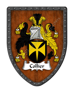 Collier Coat of Arms Shield Family Crest