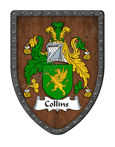 Collins Coat of Arms Shield Family Crest