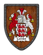 Load image into Gallery viewer, Combs Coat of Arms Shield Family Crest