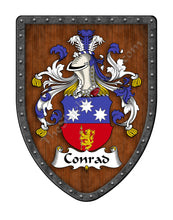 Load image into Gallery viewer, Conrad Coat of Arms Shield Family Crest