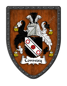 Conway Coat of Arms Shield Family Crest