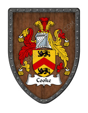Load image into Gallery viewer, Cooke Coat of Arms Shield Family Crest