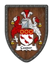 Load image into Gallery viewer, Cooper Coat of Arms Shield Family Crest