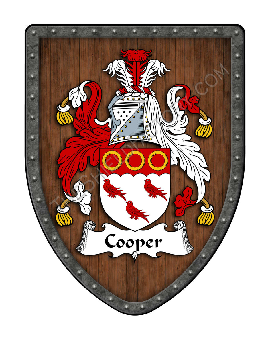 Cooper Coat of Arms Shield Family Crest – My Family Coat Of Arms