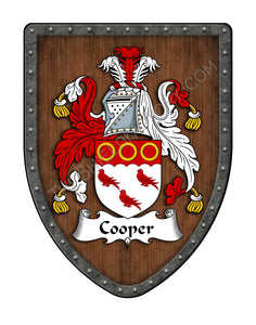 Cooper Coat of Arms Shield Family Crest