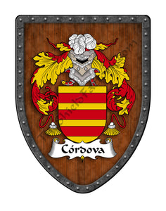 Córdova II Coat of Arms Shield Family Crest