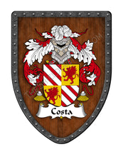 Load image into Gallery viewer, Costa Coat of Arms Shield Family Crest