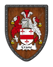 Load image into Gallery viewer, Crane II Coat of Arms Shield Family Crest