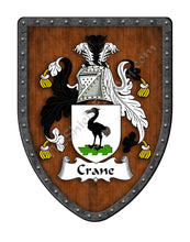 Load image into Gallery viewer, Crane I Coat of Arms Shield Family Crest